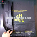 Custom printed patch handle hdpe die cut plastic bag with side gussets for promotion